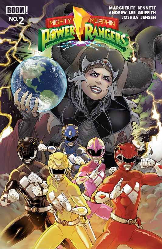 Mighty Morphin Power Rangers (2026) #2 Comic - Andrew Lee Griffith Variant