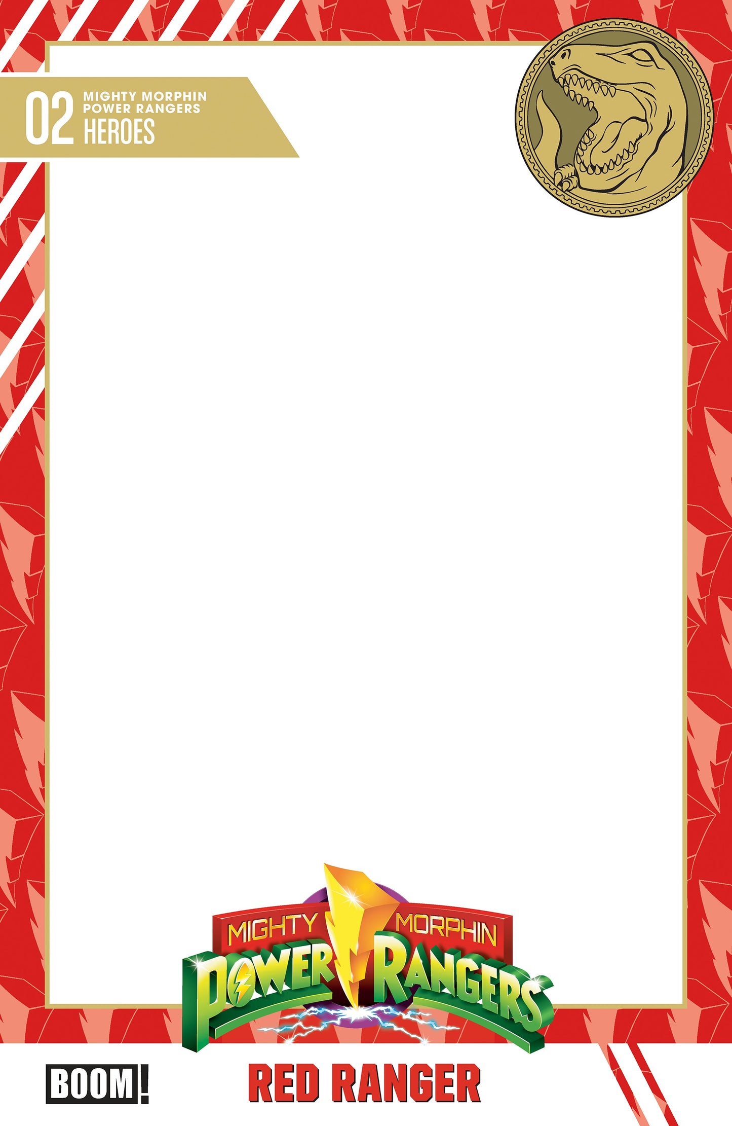Mighty Morphin Power Rangers (2026) #2 Comic - Red Ranger Sketch Variant