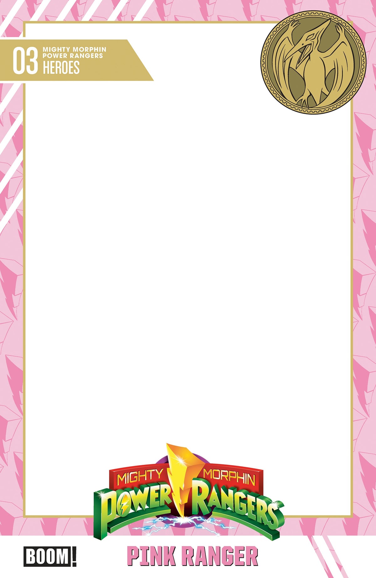 Mighty Morphin Power Rangers (2026) #3 Comic - Pink Ranger Sketch Variant
