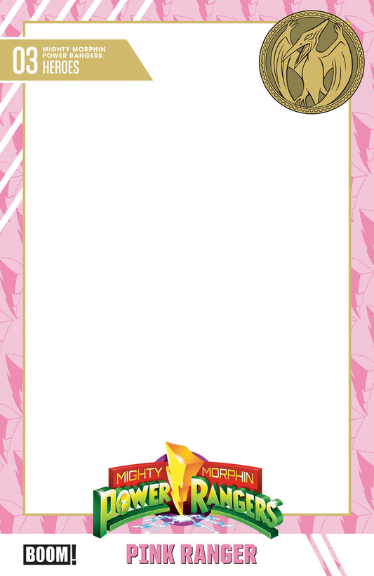 Mighty Morphin Power Rangers (2026) #3 Comic - Pink Ranger Sketch Variant
