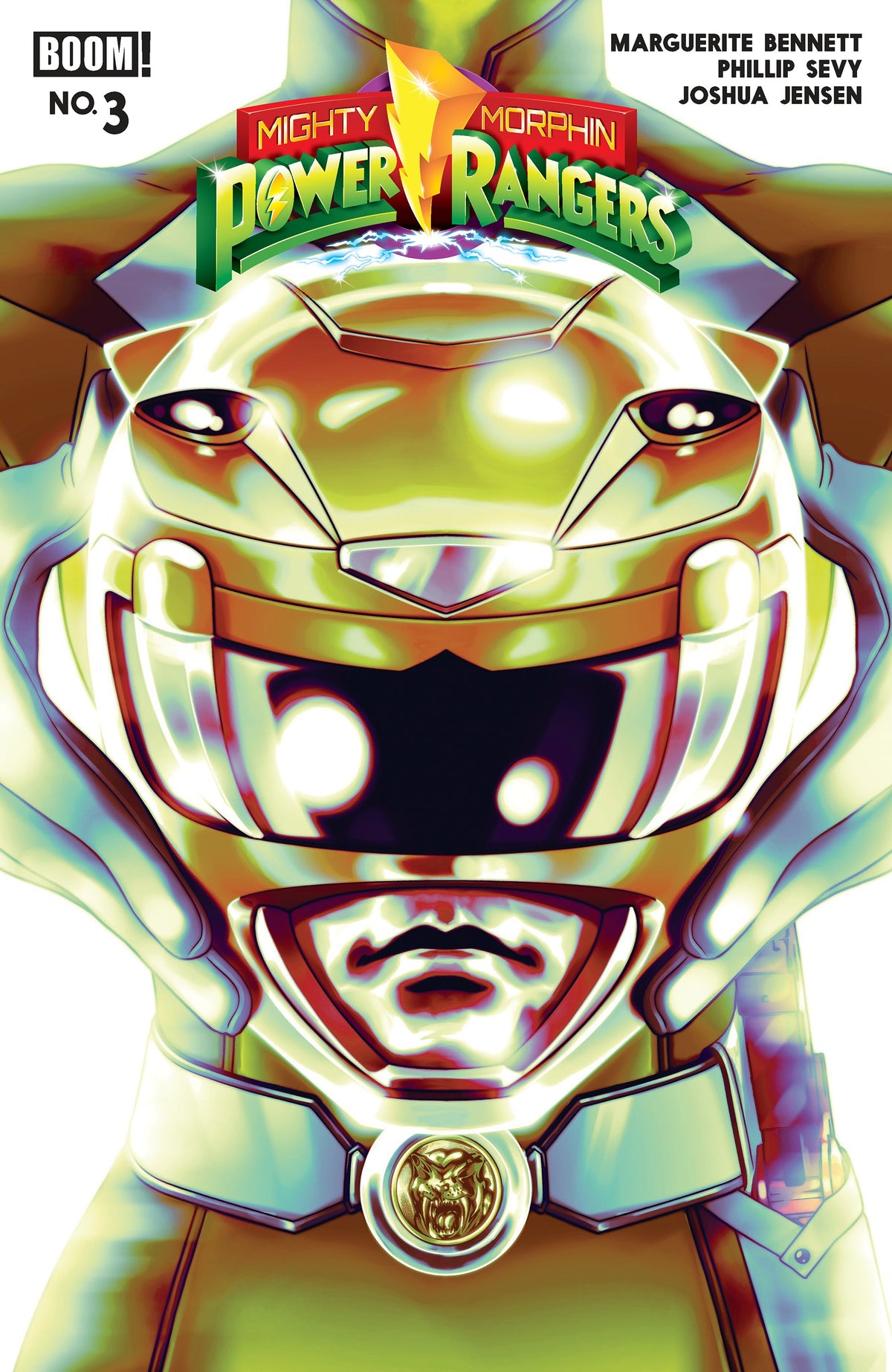 Mighty Morphin Power Rangers (2026) #3 Comic - Montes Yellow Ranger TRADE Variant