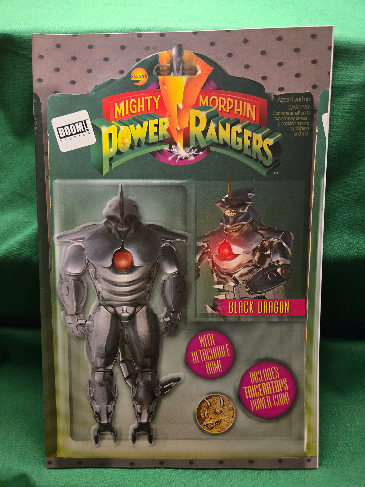 Mighty Morphin Power Rangers #14 Comic - Santos Action Figure Variant