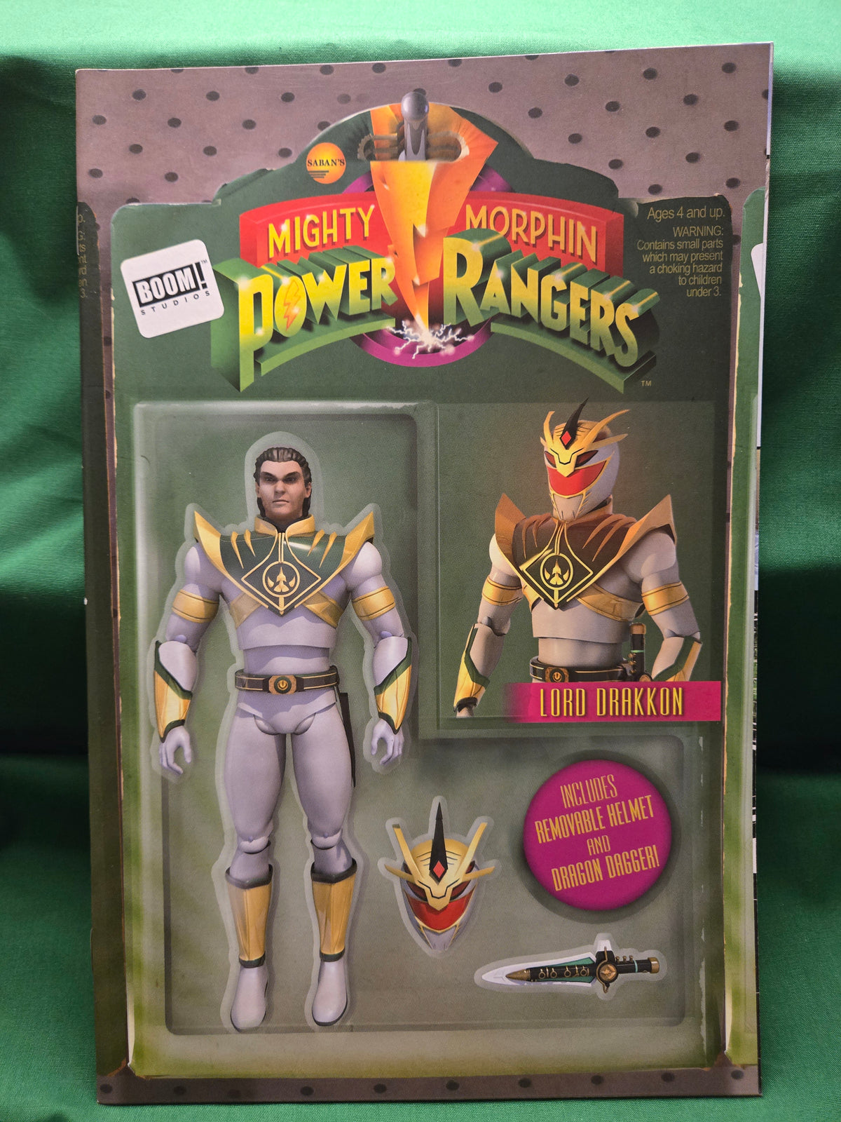 Mighty Morphin Power Rangers #15 Comic - Santos Action Figure Variant
