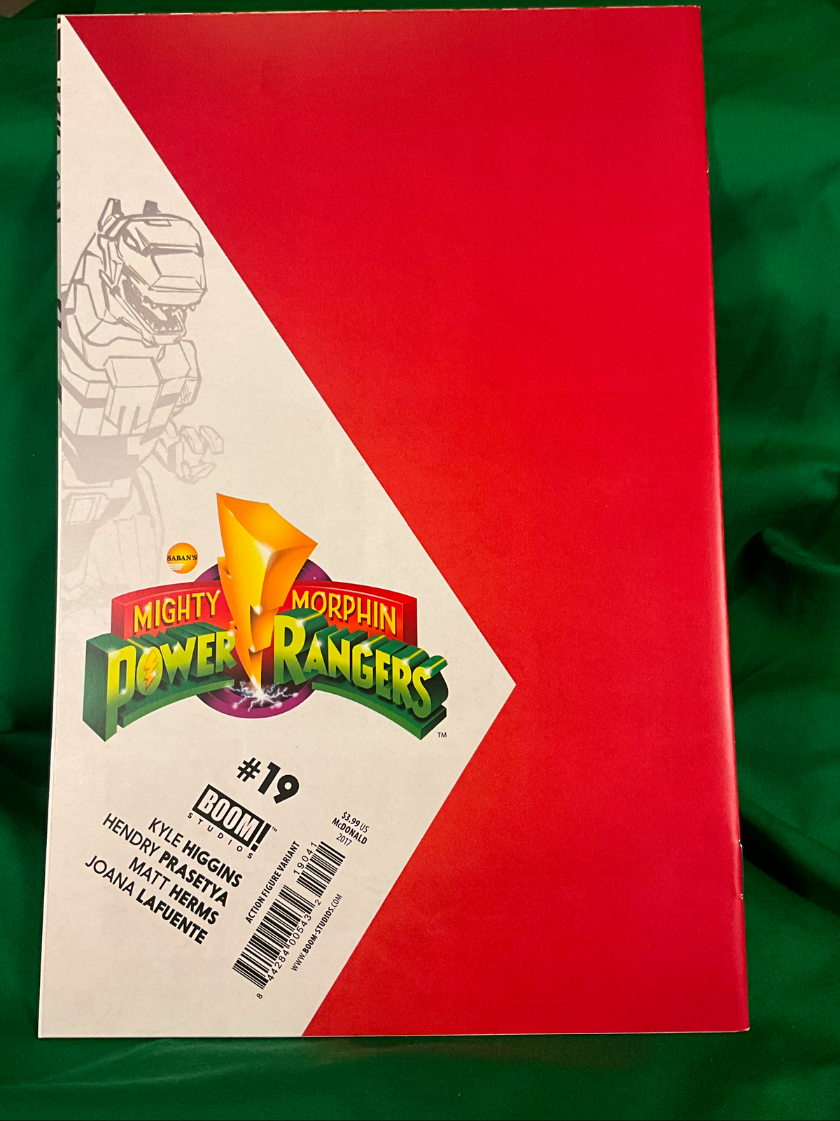 Mighty Morphin Power Rangers #19 Comic - Mcdonald Action Figure Variant