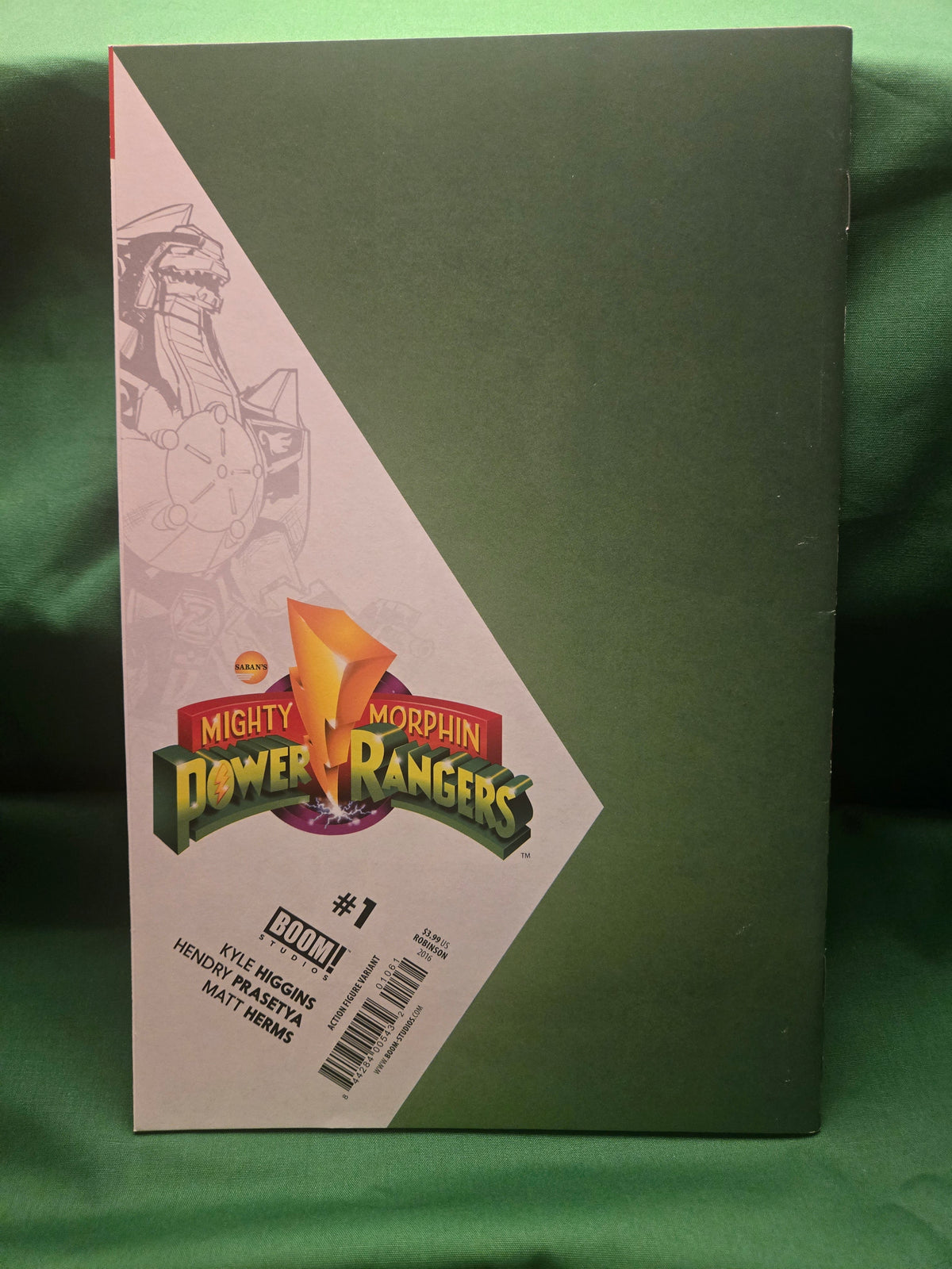 Mighty Morphin Power Rangers #1 Comic - Robinson Action Figure Variant