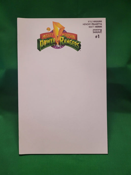 Mighty Morphin Power Rangers #1 Comic - Blank Sketch Variant