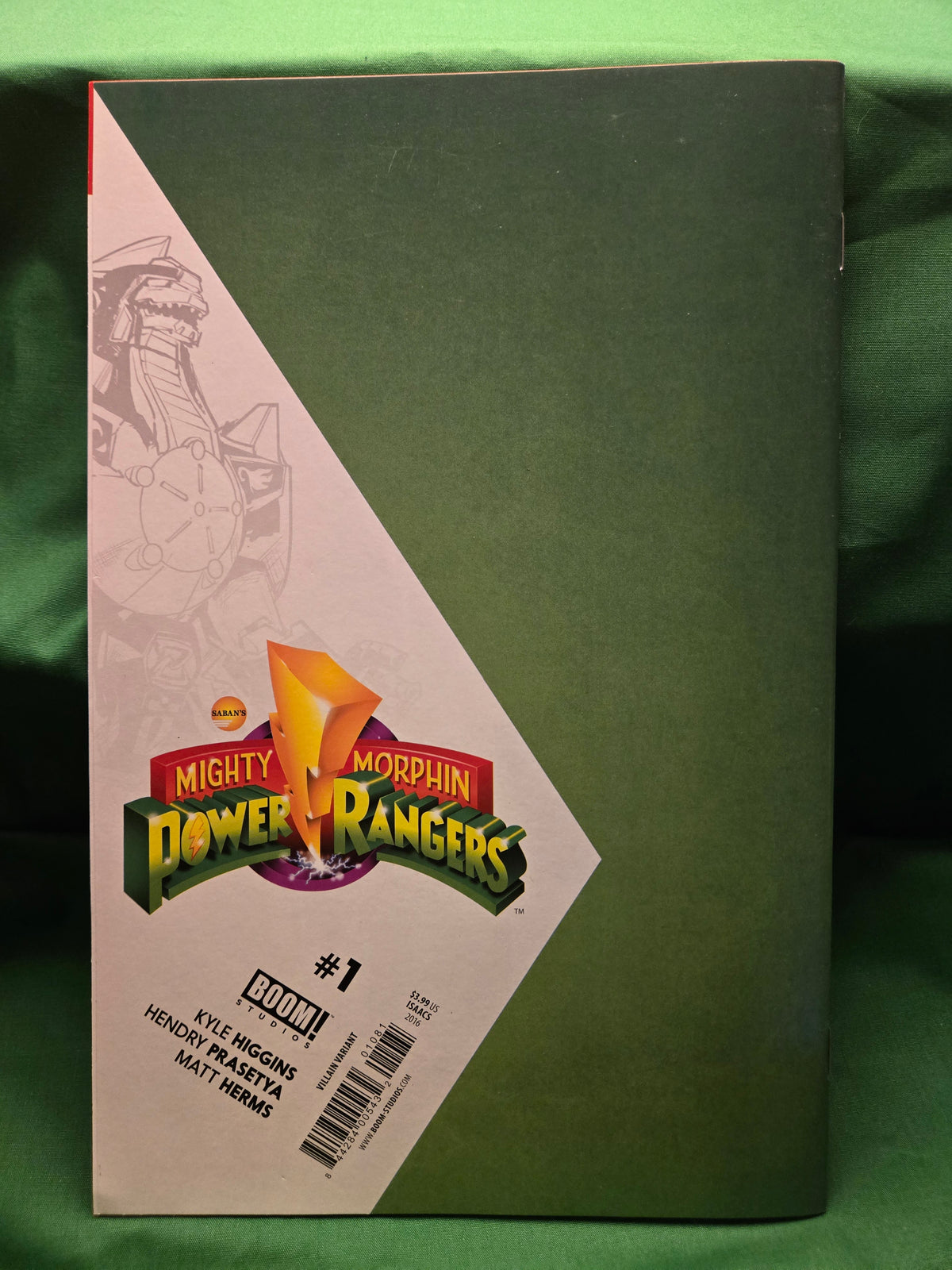 Mighty Morphin Power Rangers #1 Comic - Isaacs Tommy Variant