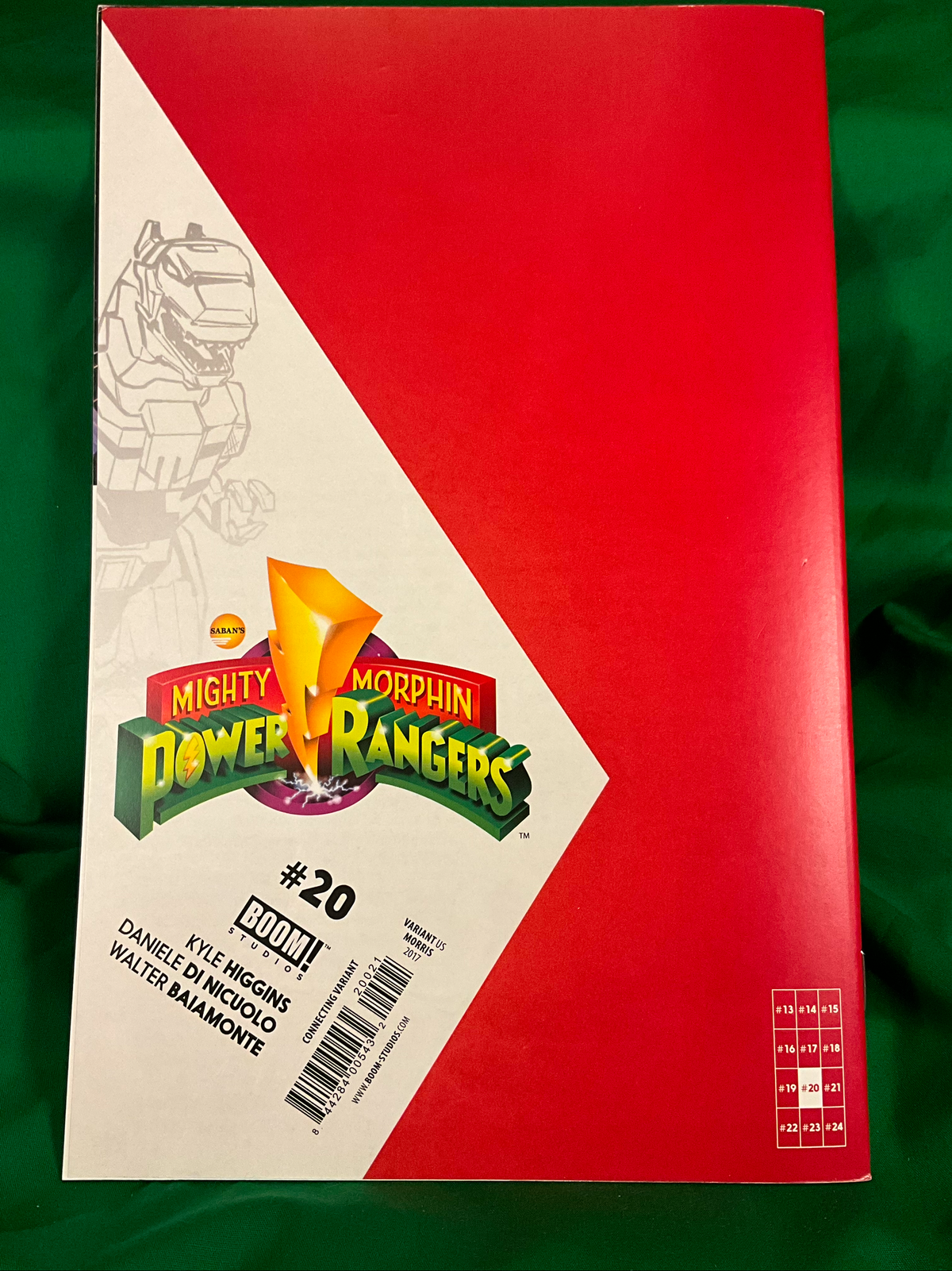 Mighty Morphin Power Rangers #20 Comic - 1:20 Connecting Morris Variant