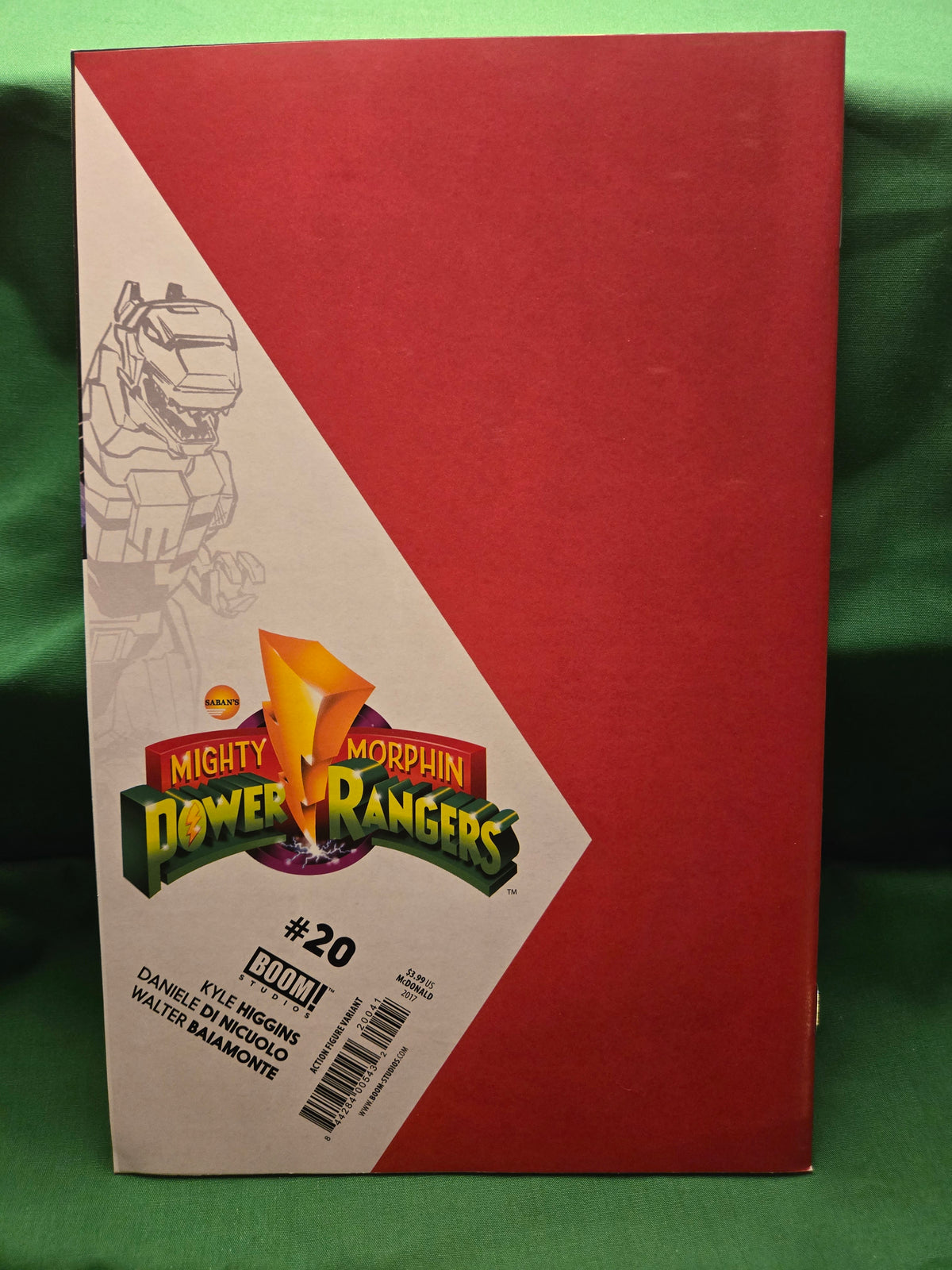 Mighty Morphin Power Rangers #20 Comic - Mcdonald Action Figure Variant