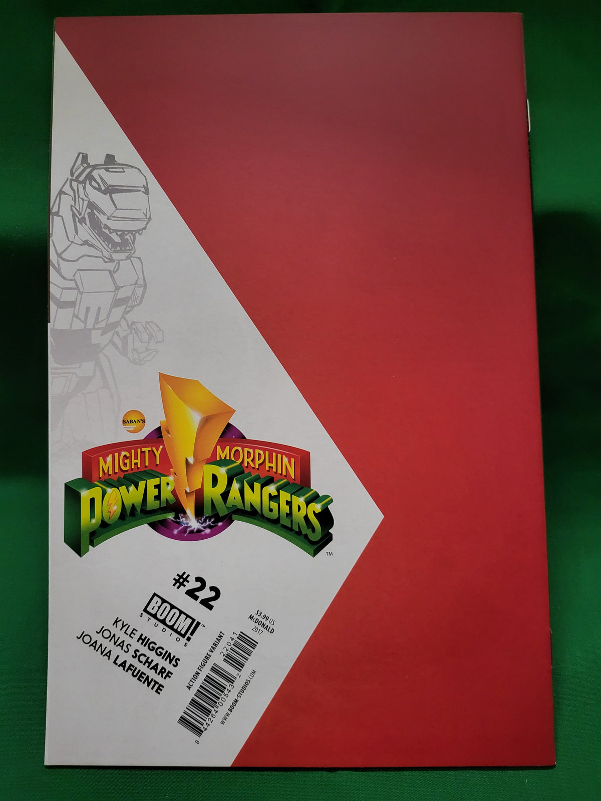 Mighty Morphin Power Rangers #22 Comic - Mcdonald Action Figure Variant