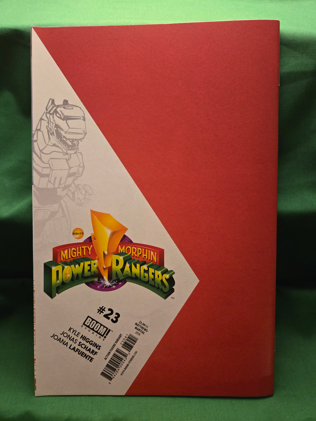 Mighty Morphin Power Rangers #23 Comic - Matthews Martial Action Figure Variant