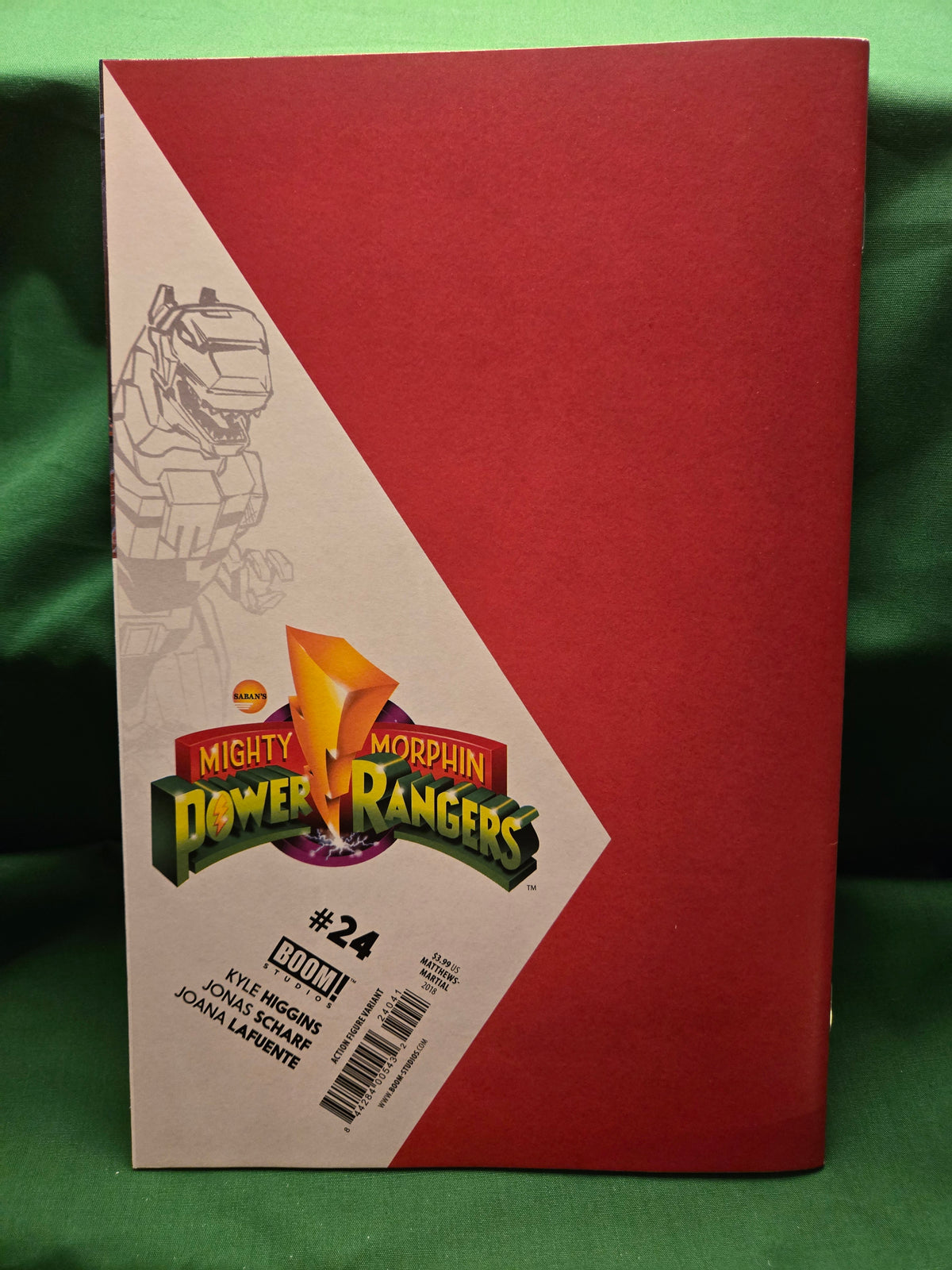 Mighty Morphin Power Rangers #24 Comic - Matthews Martial Action Figure Variant