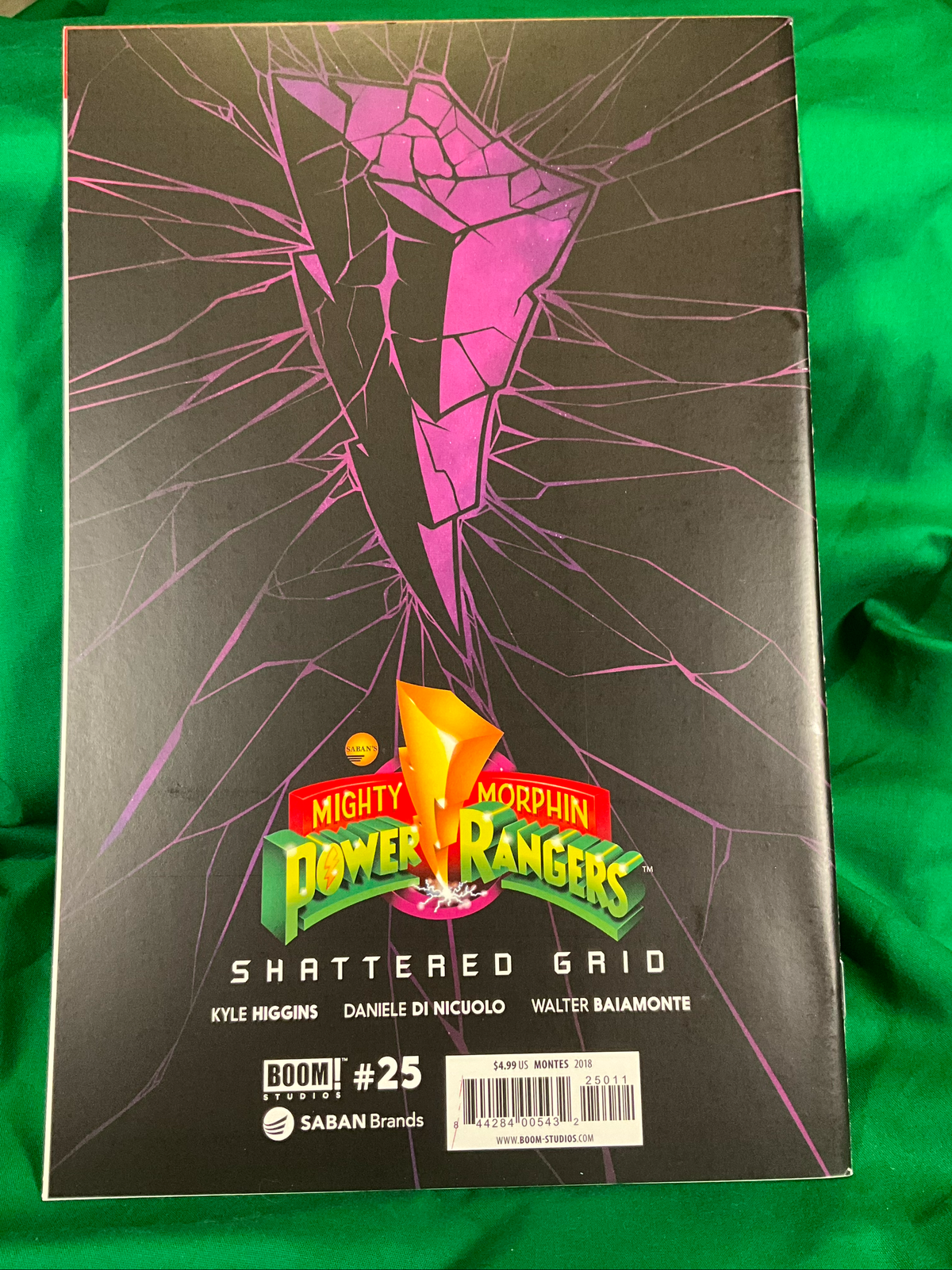 Mighty Morphin Power Rangers #25 Comic - Montes Blue Ranger Variant