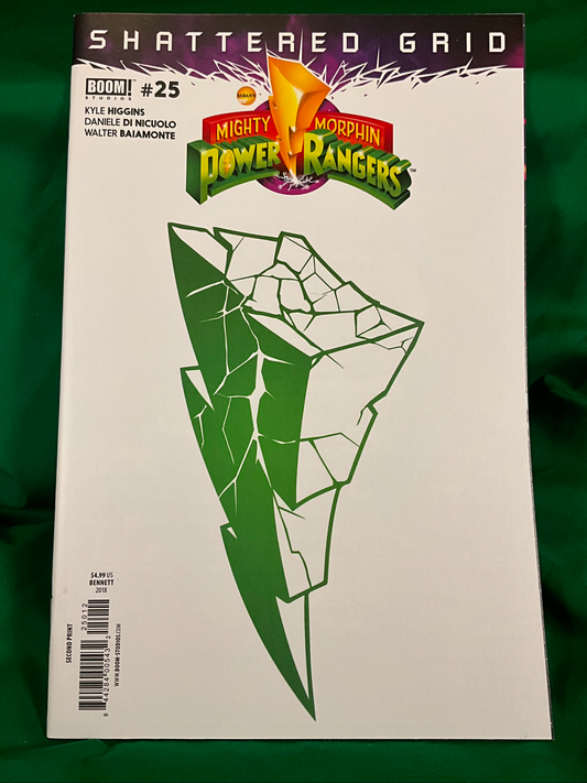 Mighty Morphin Power Rangers #25 Comic - Bennett 2nd Printing Variant
