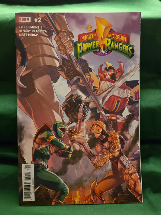 Mighty Morphin Power Rangers #2 Comic - Jamal Campbell Cover