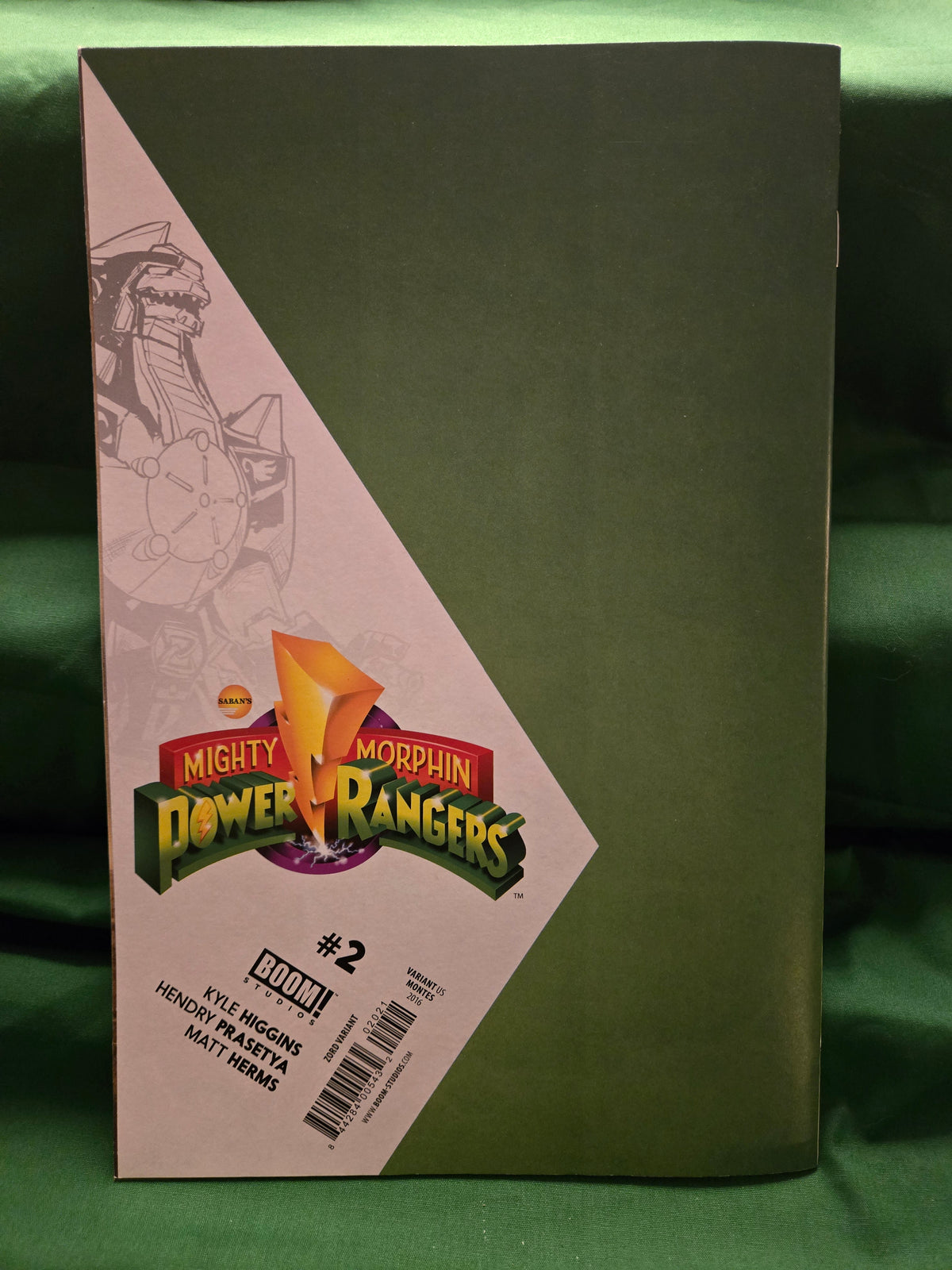 Mighty Morphin Power Rangers #2 Comic - 1:25 Montes Zord Variant