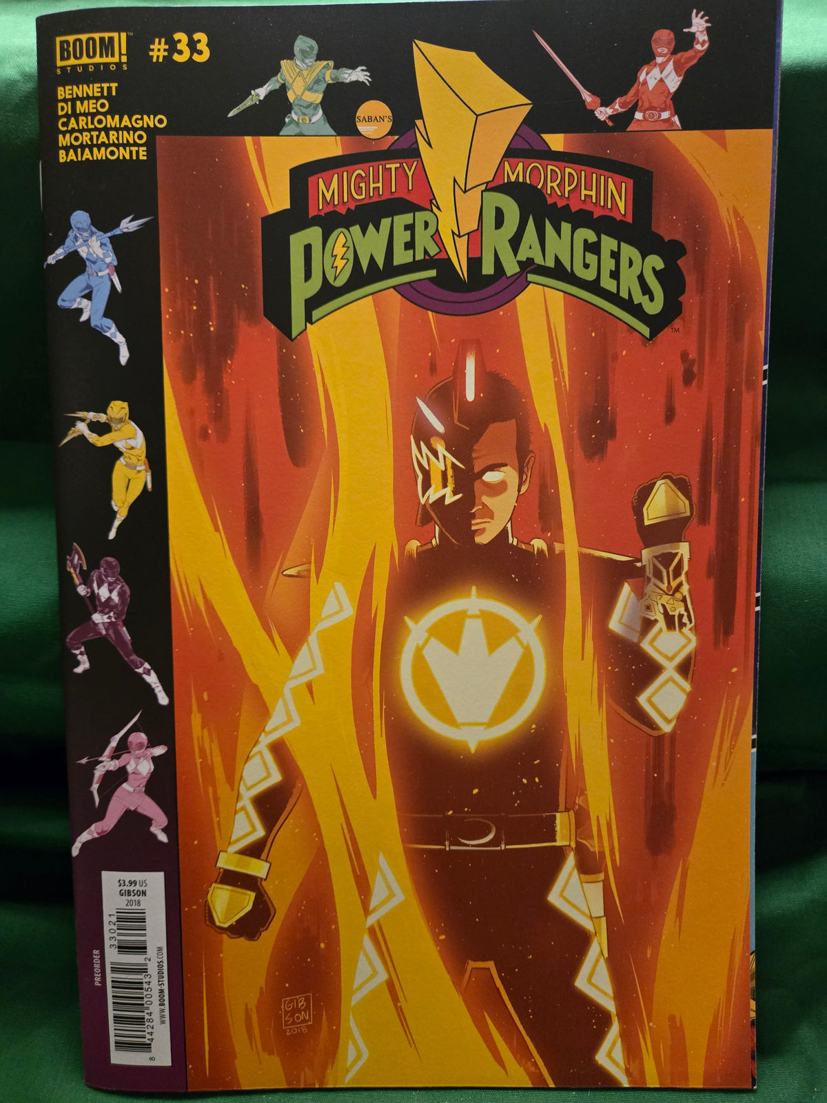 Mighty Morphin Power Rangers #33 Comic - Gibson Subscription Variant