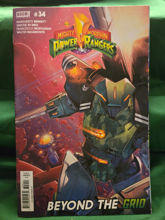 Mighty Morphin Power Rangers #34 Comic - Jamal Campbell Cover