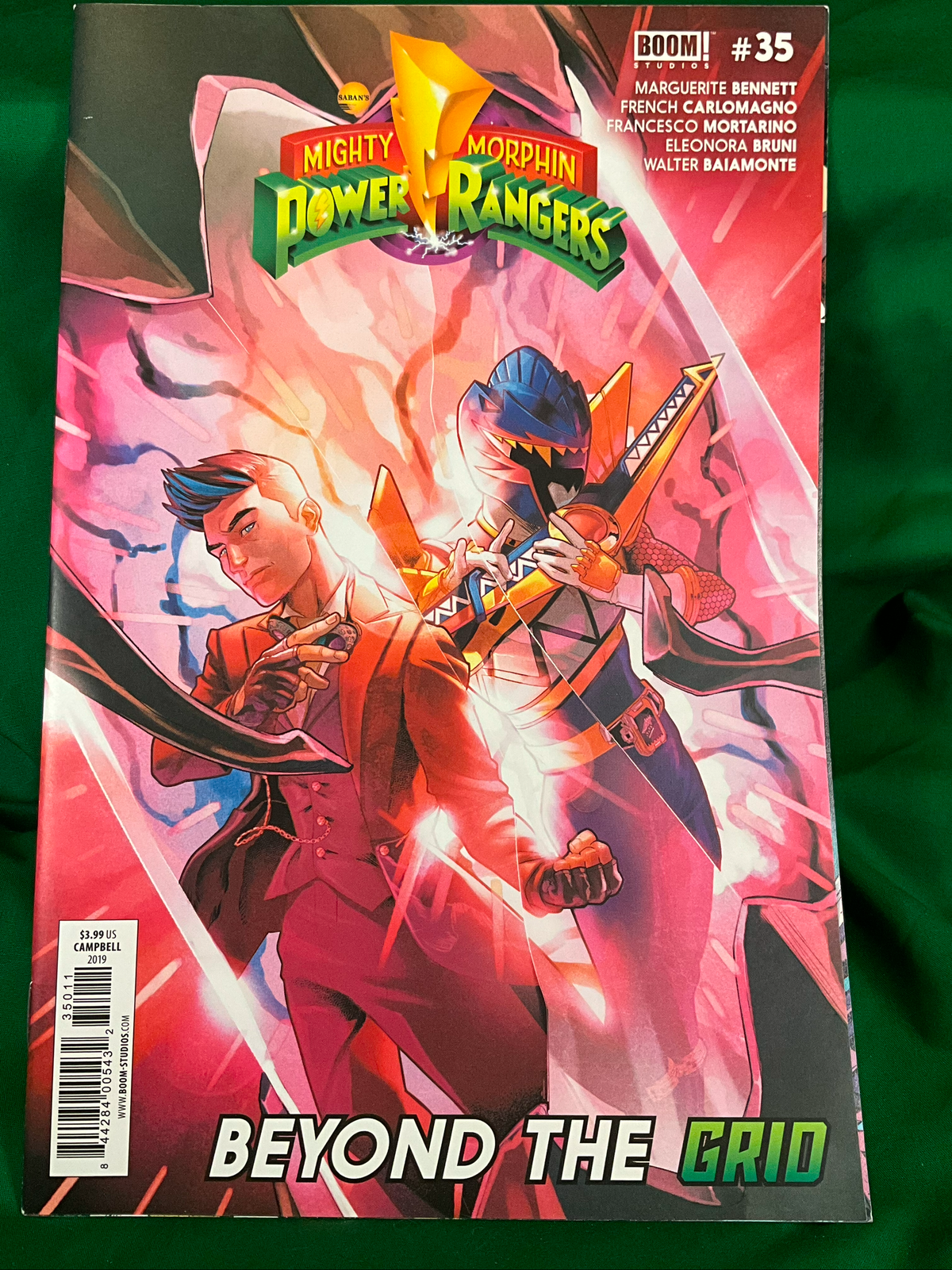 Mighty Morphin Power Rangers #35 Comic - Jamal Campbell Cover