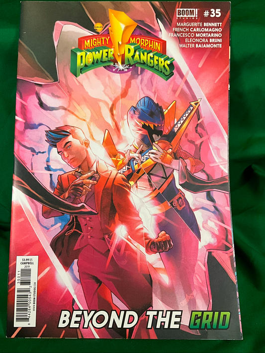 Mighty Morphin Power Rangers #35 Comic - Jamal Campbell Cover