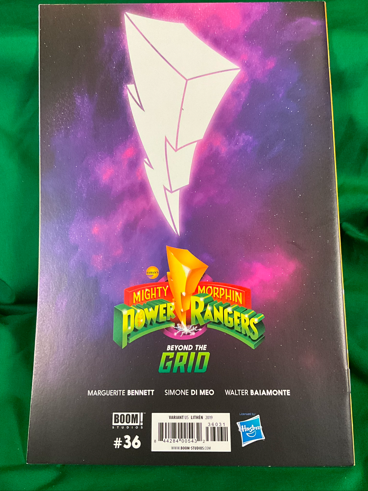 Mighty Morphin Power Rangers #36 Comic - 1:25 Lithen Phantom Ranger Variant