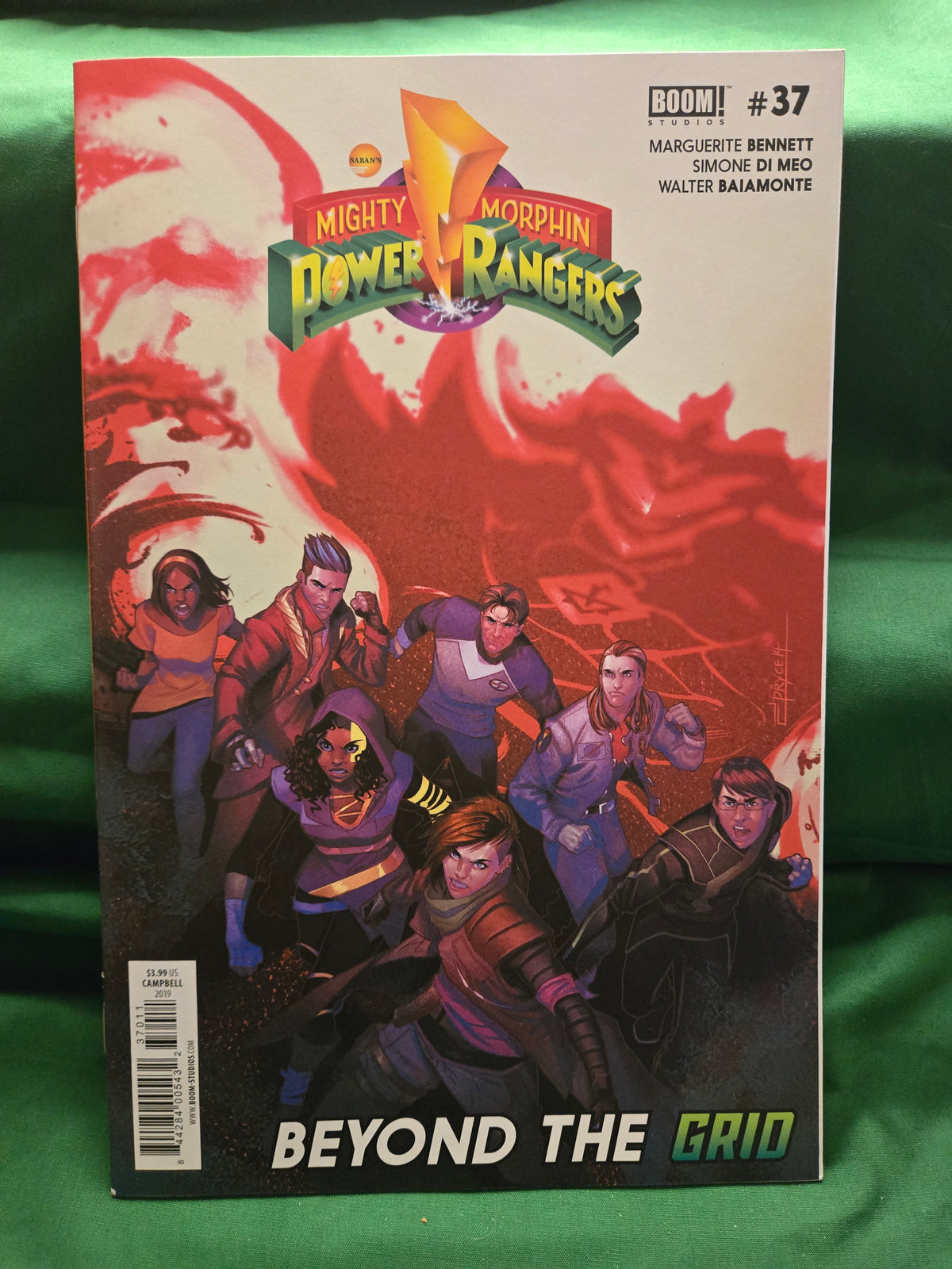 Mighty Morphin Power Rangers #37 Comic - Jamal Campbell Cover