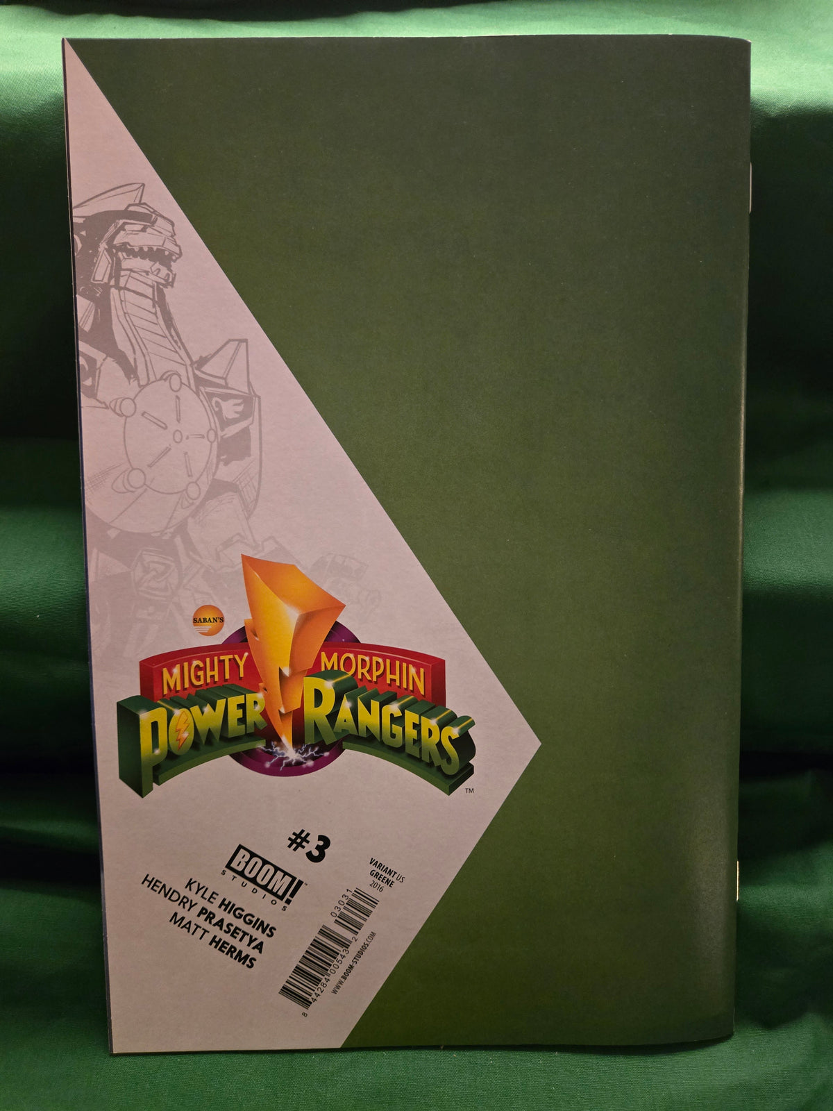 Mighty Morphin Power Rangers #3 Comic - 1:50 Greene Variant