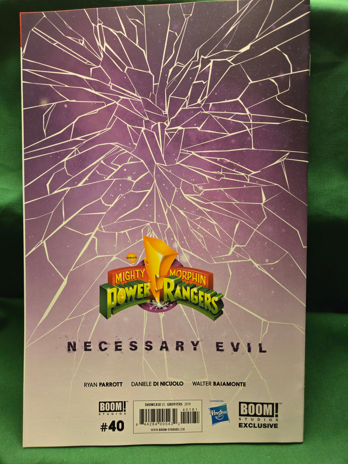 Mighty Morphin Power Rangers #40 Comic - Griffiths Red Ranger Variant