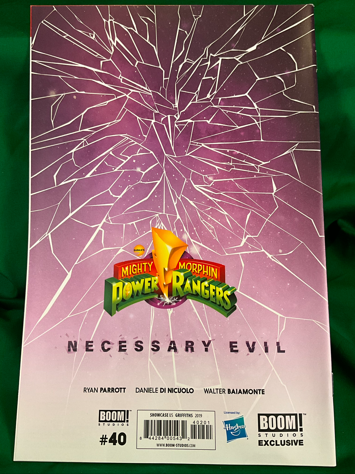 Mighty Morphin Power Rangers #40 Comic - Griffiths Black Ranger Variant