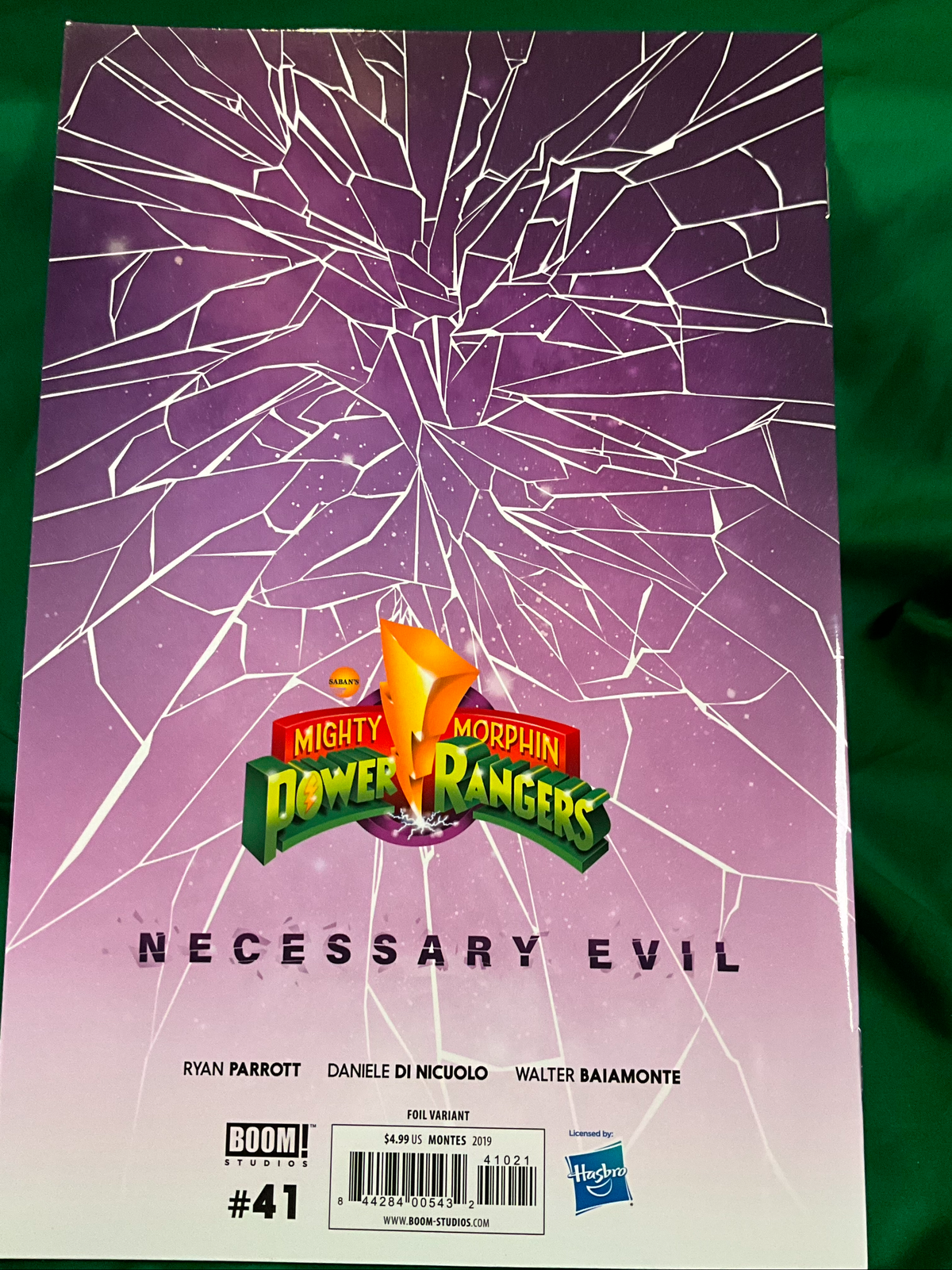 Mighty Morphin Power Rangers #41 Comic - Montes Foil Variant