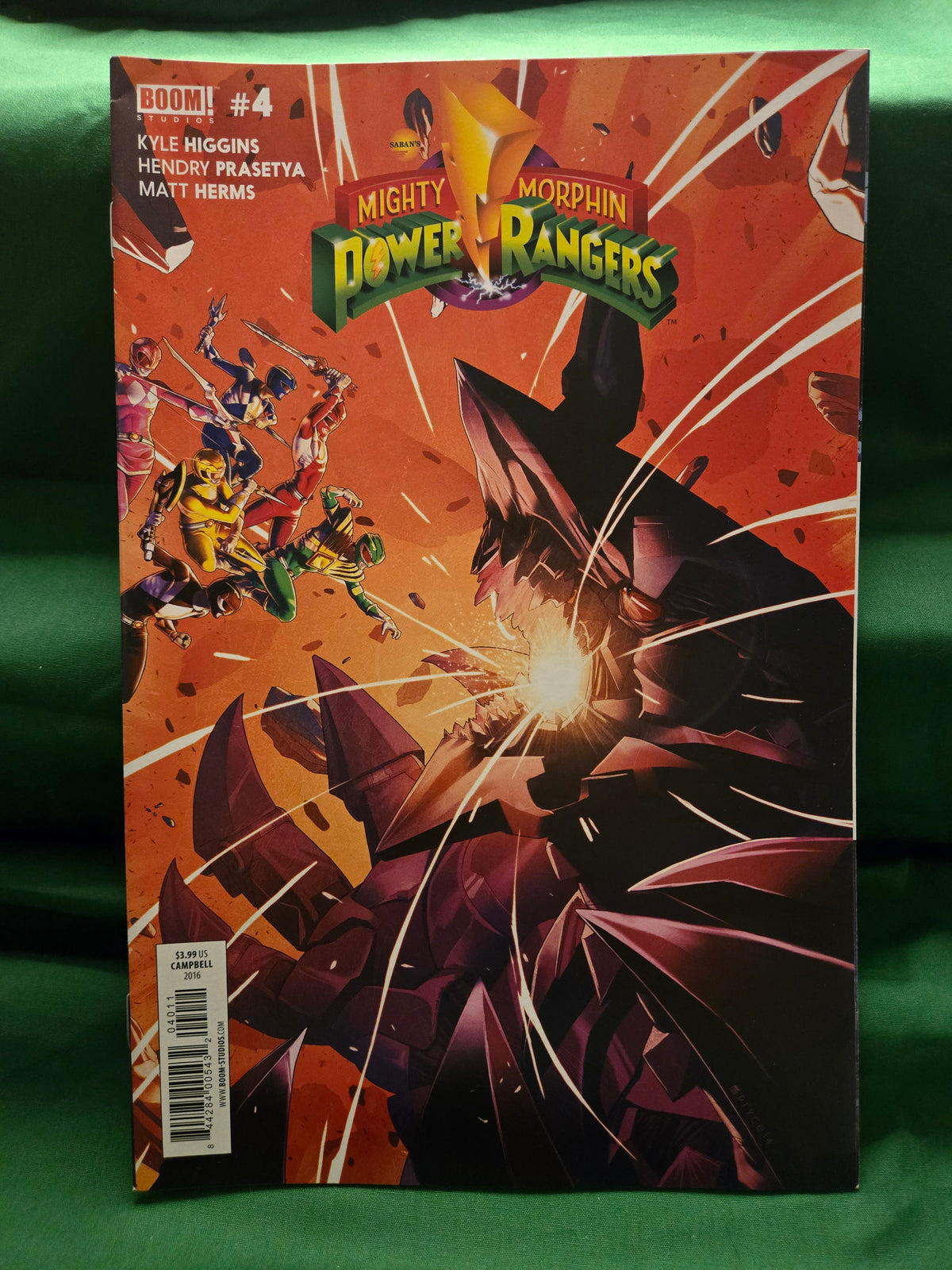 Mighty Morphin Power Rangers #4 Comic - Jamal Campbell Cover