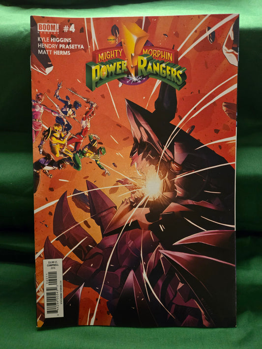 Mighty Morphin Power Rangers #4 Comic - Jamal Campbell Cover