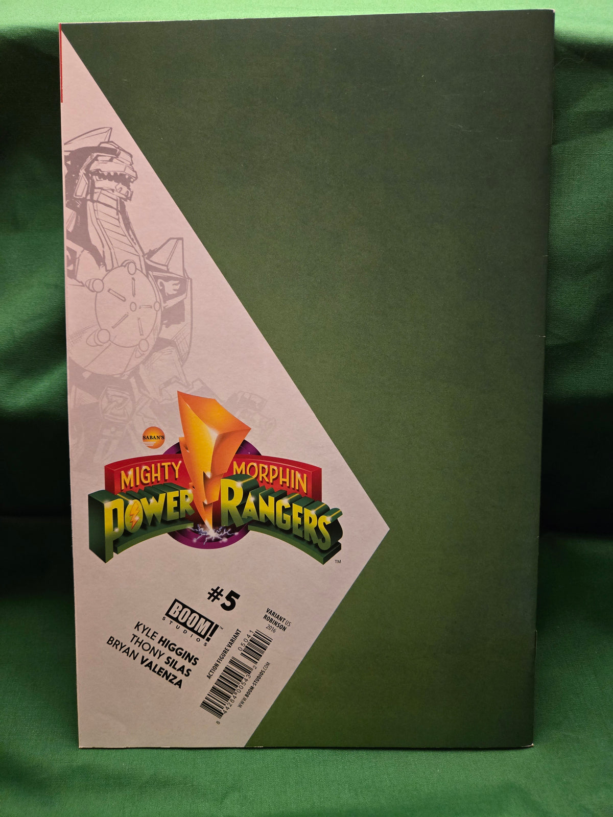 Mighty Morphin Power Rangers #5 Comic - Robinson Action Figure Variant