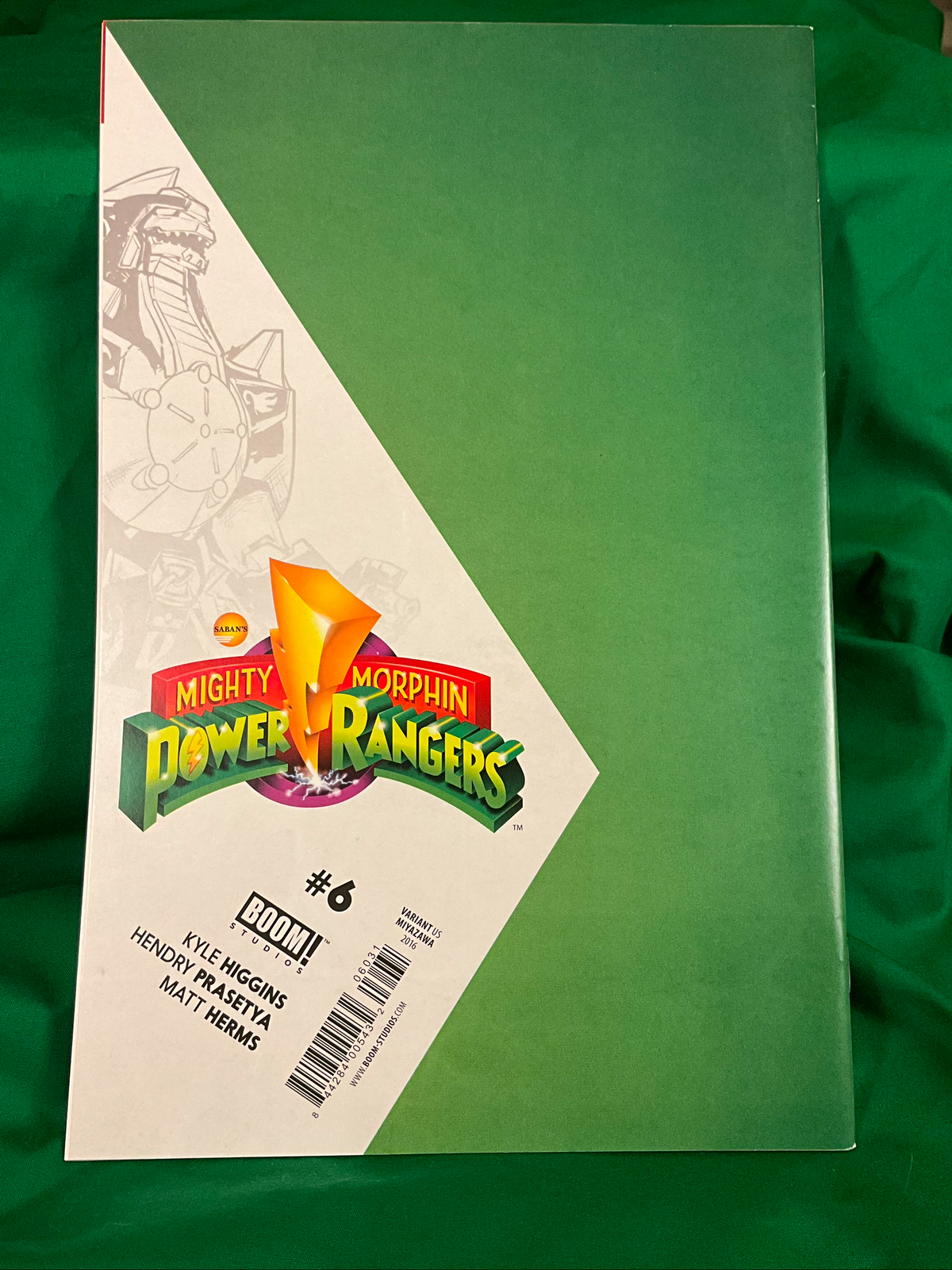 Mighty Morphin Power Rangers #6 Comic - 1:50 Miyazawa Variant