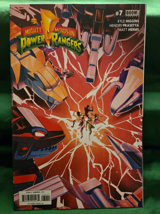 Mighty Morphin Power Rangers #7 Comic - Jamal Campbell Cover