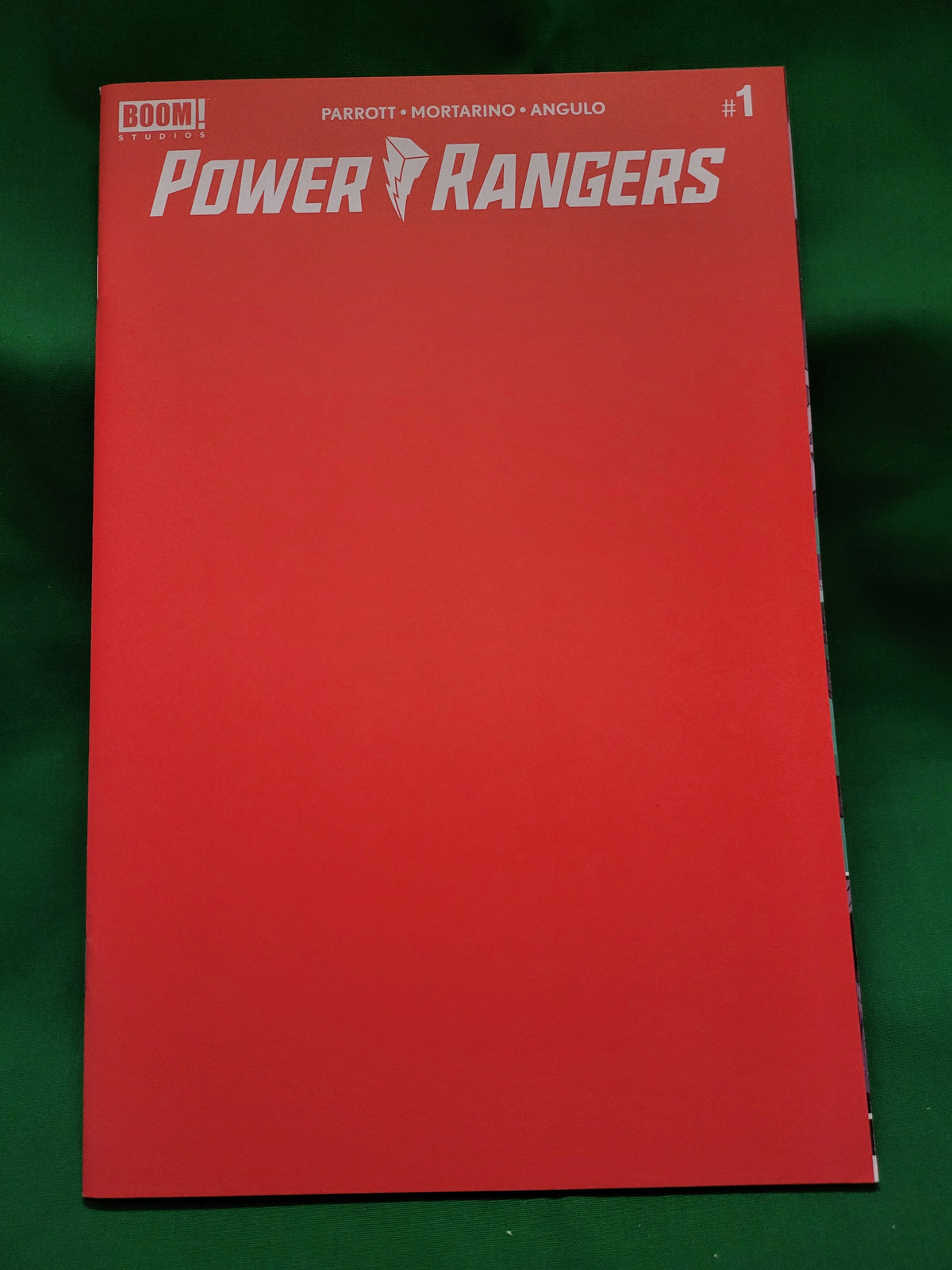 Power Rangers #1 (MMPR #57) Comic - Red Sketch Variant