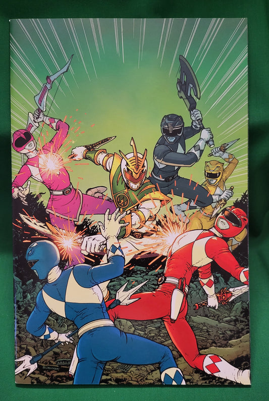 Mighty Morphin Power Rangers SHATTERED GRID Comic - 1:10 Burnham Variant