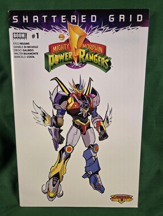Mighty Morphin Power Rangers SHATTERED GRID Comic - Mora Legends Variant