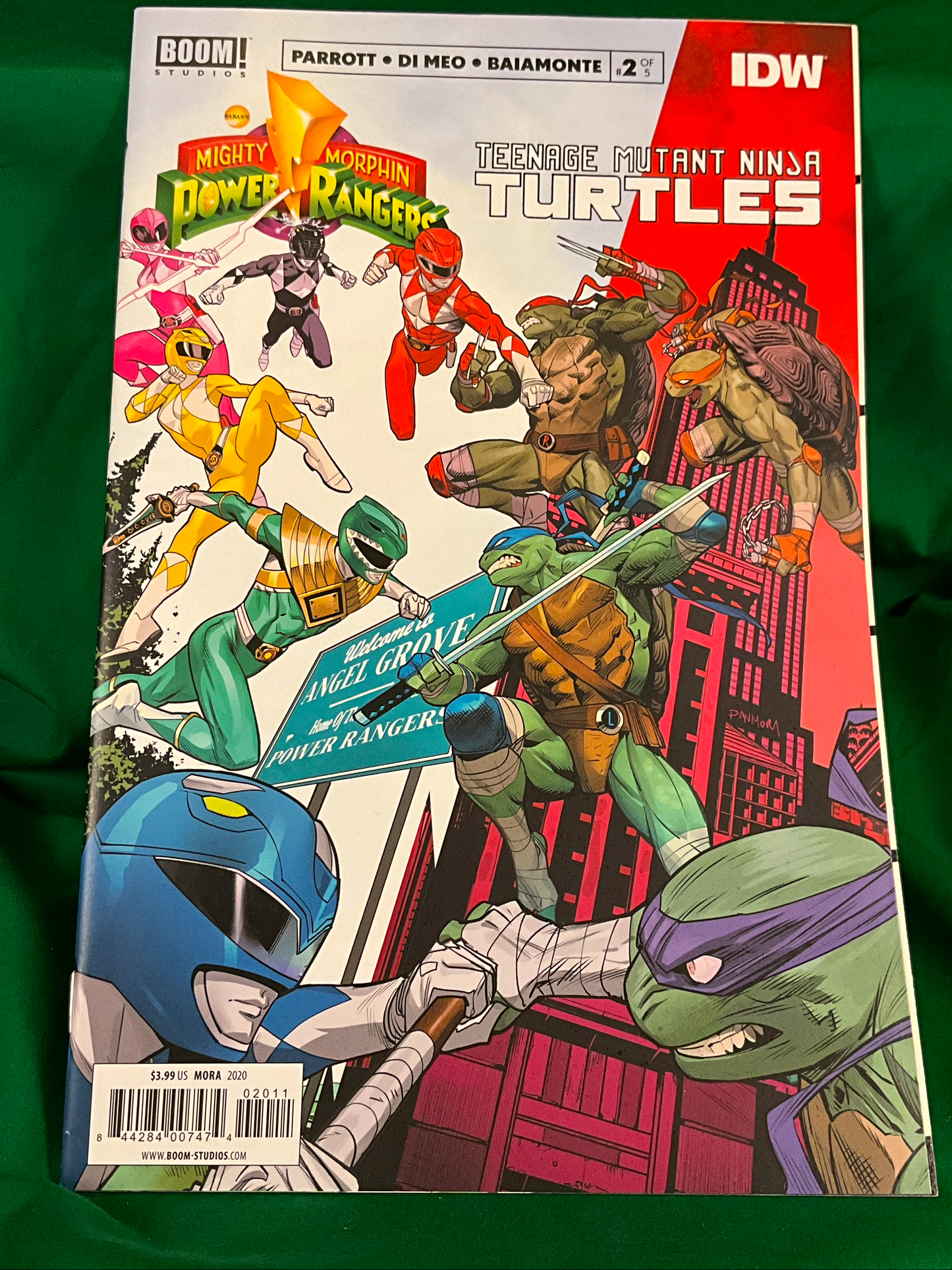 Mighty Morphin Power Rangers/Teenage Mutant Ninja Turtles #2 Comic
