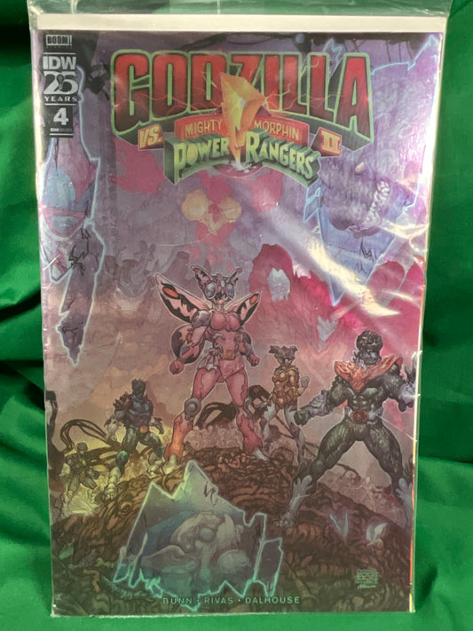 Godzilla VS MMPR II #4 Comic