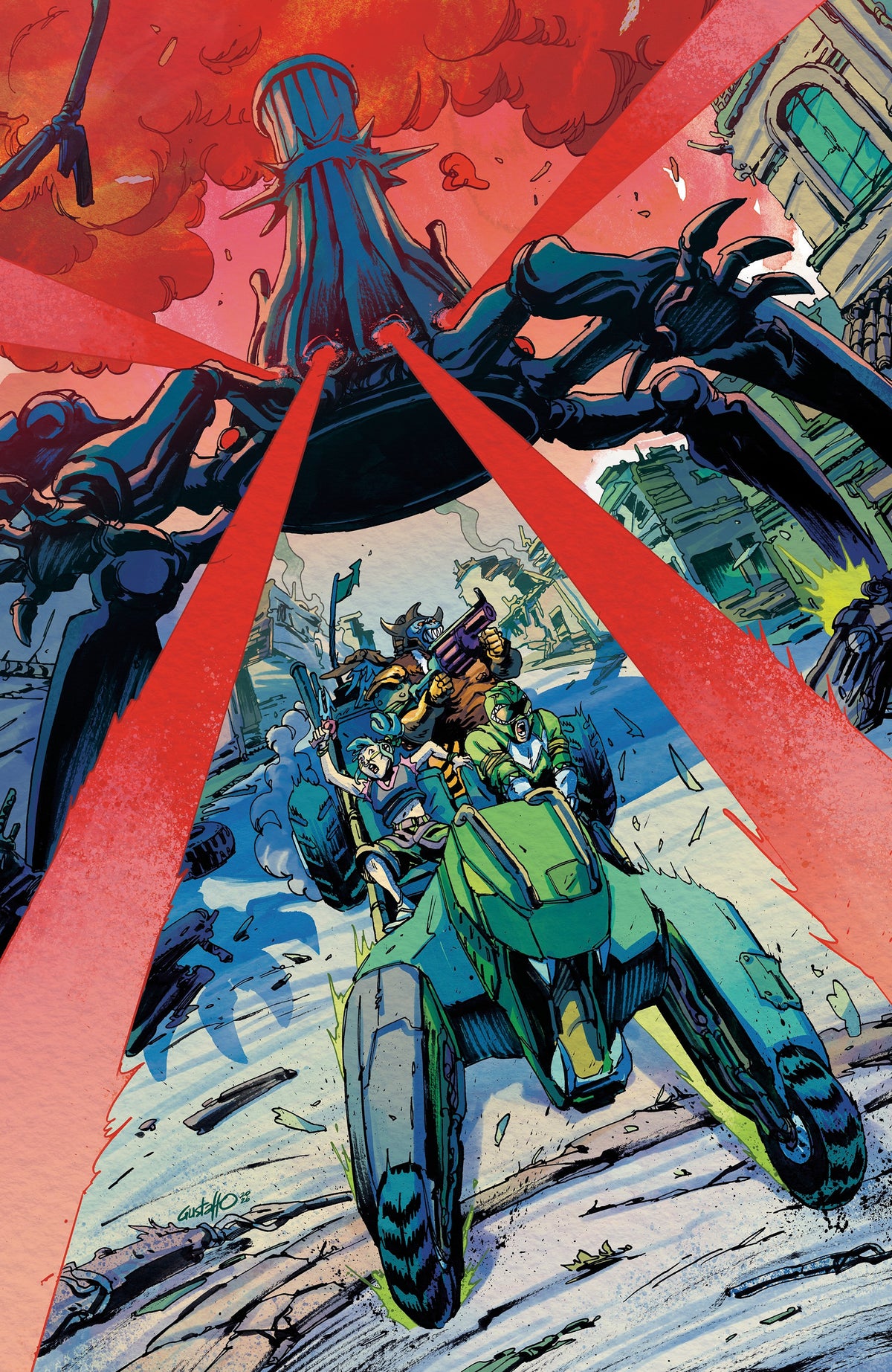 Power Rangers: Green #2 Comic - 1:10 Vargas FOIL Variant
