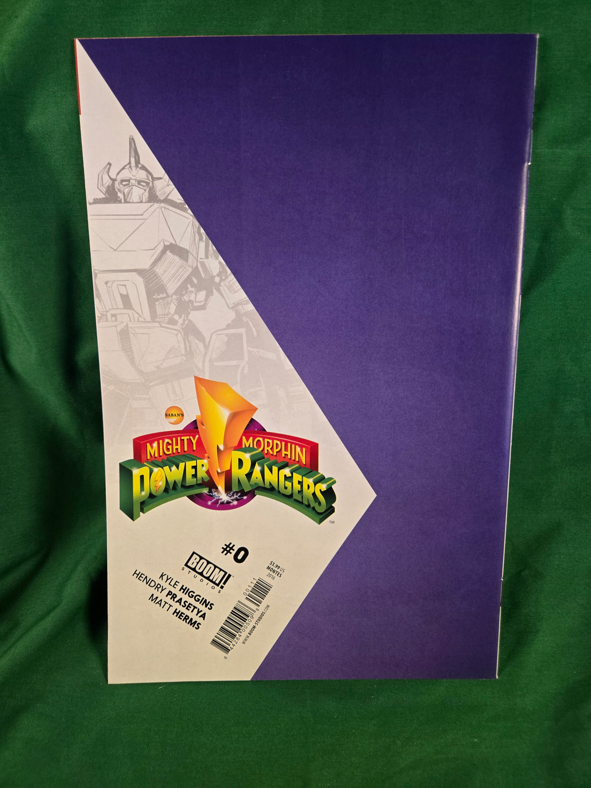 Mighty Morphin Power Rangers #0 Comic - Blue Ranger Montes Variant