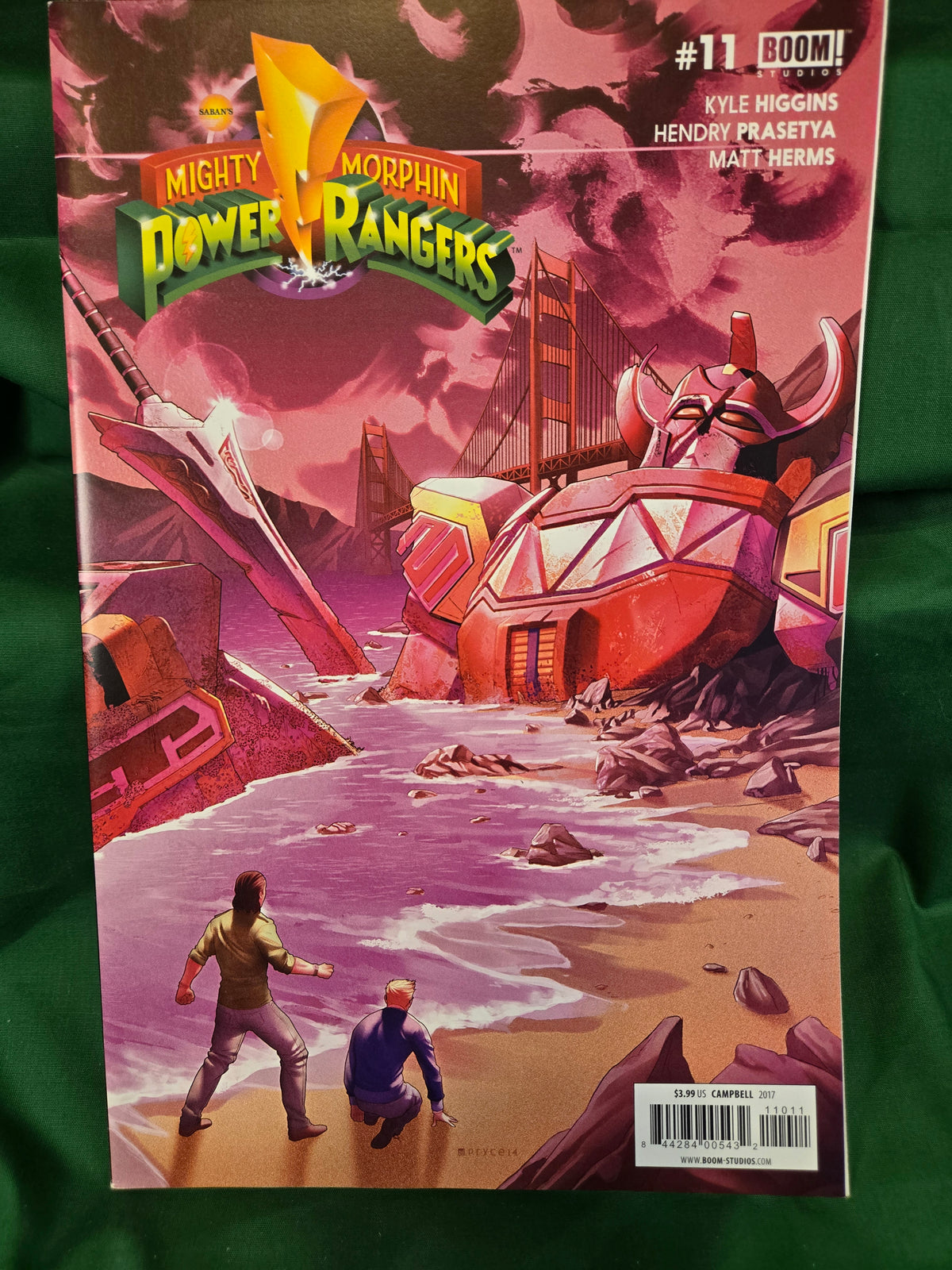 Mighty Morphin Power Rangers #11 Comic - Jamal Campbell Cover