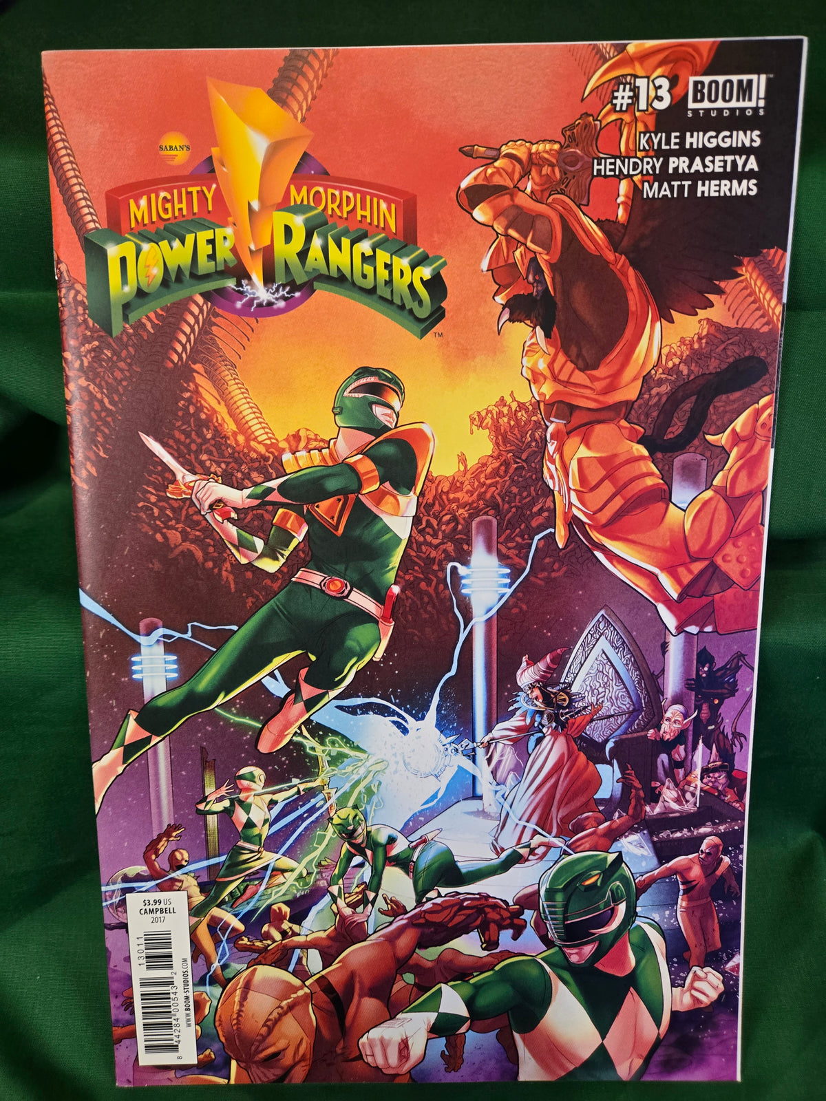 Mighty Morphin Power Rangers #13 Comic - Jamal Campbell Cover