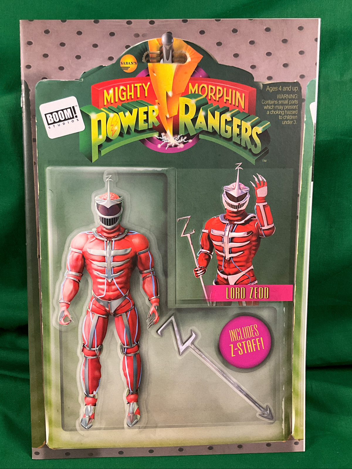 Mighty Morphin Power Rangers #13 Comic - Santos Action Figure Variant
