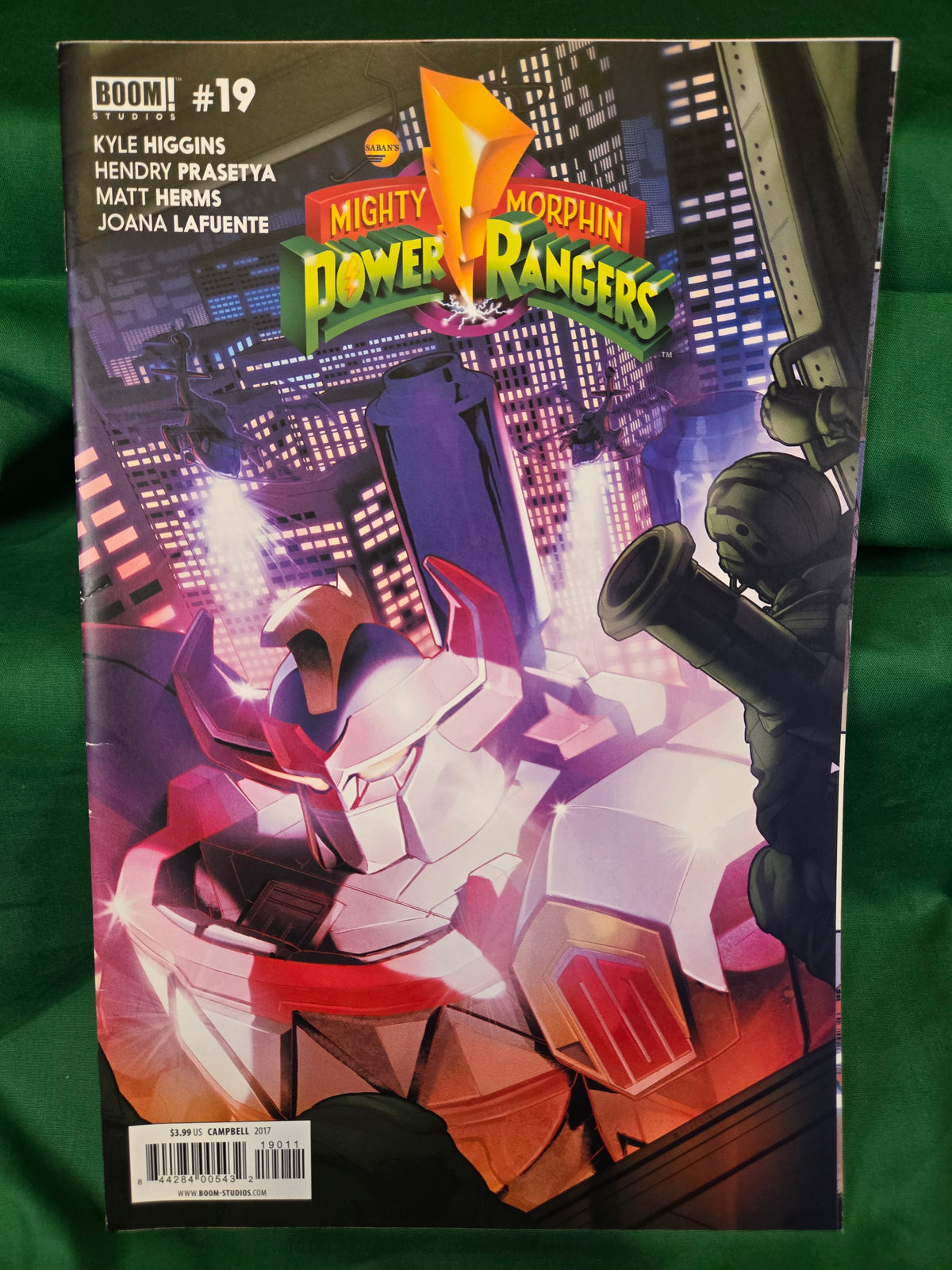Mighty Morphin Power Rangers #19 Comic - Jamal Campbell Cover