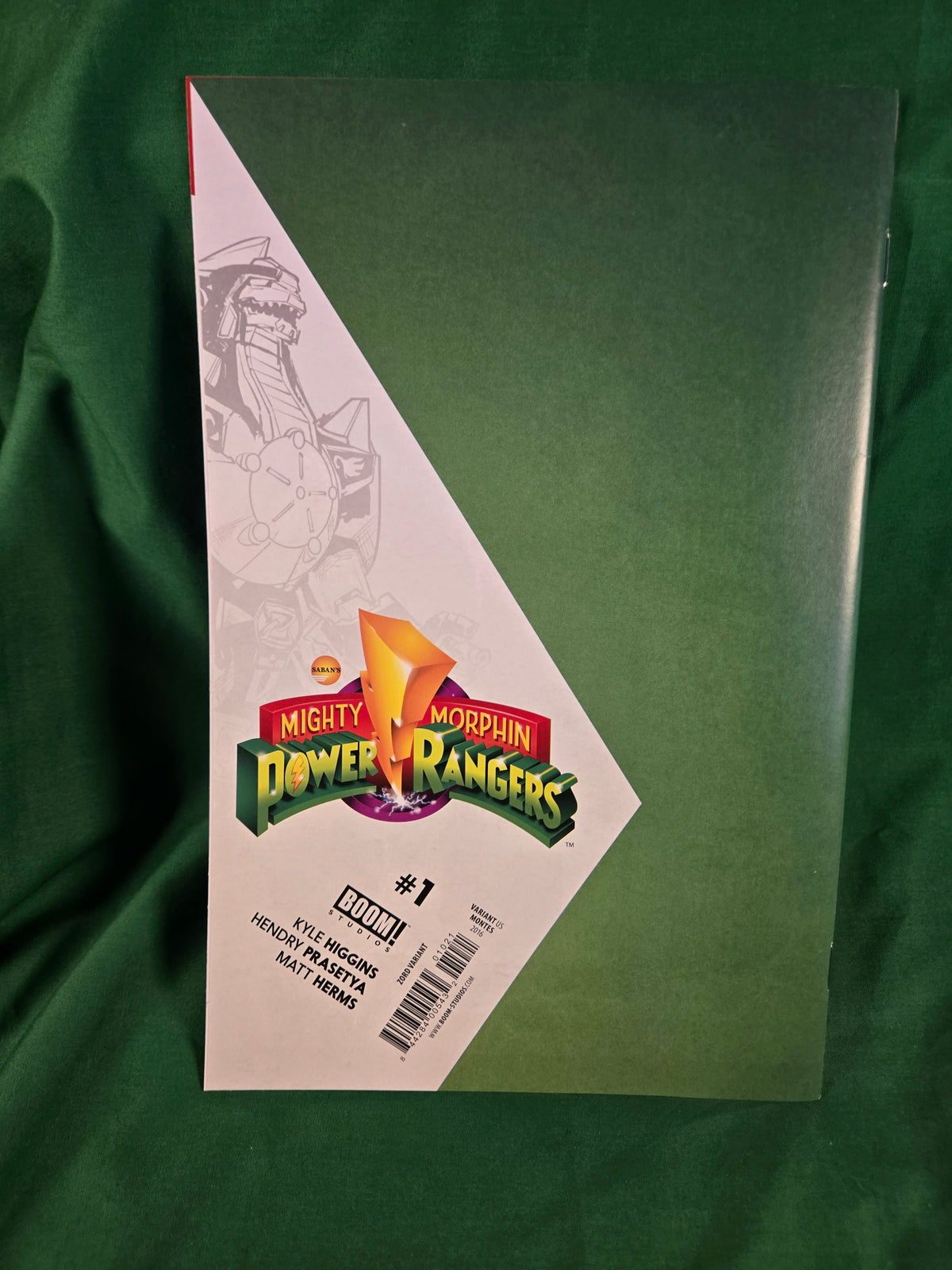 Mighty Morphin Power Rangers #1 Comic - 1:25 Montes Zord Variant