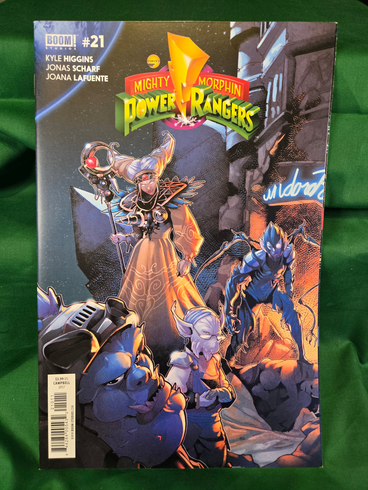 Mighty Morphin Power Rangers #21 Comic - Jamal Campbell Cover