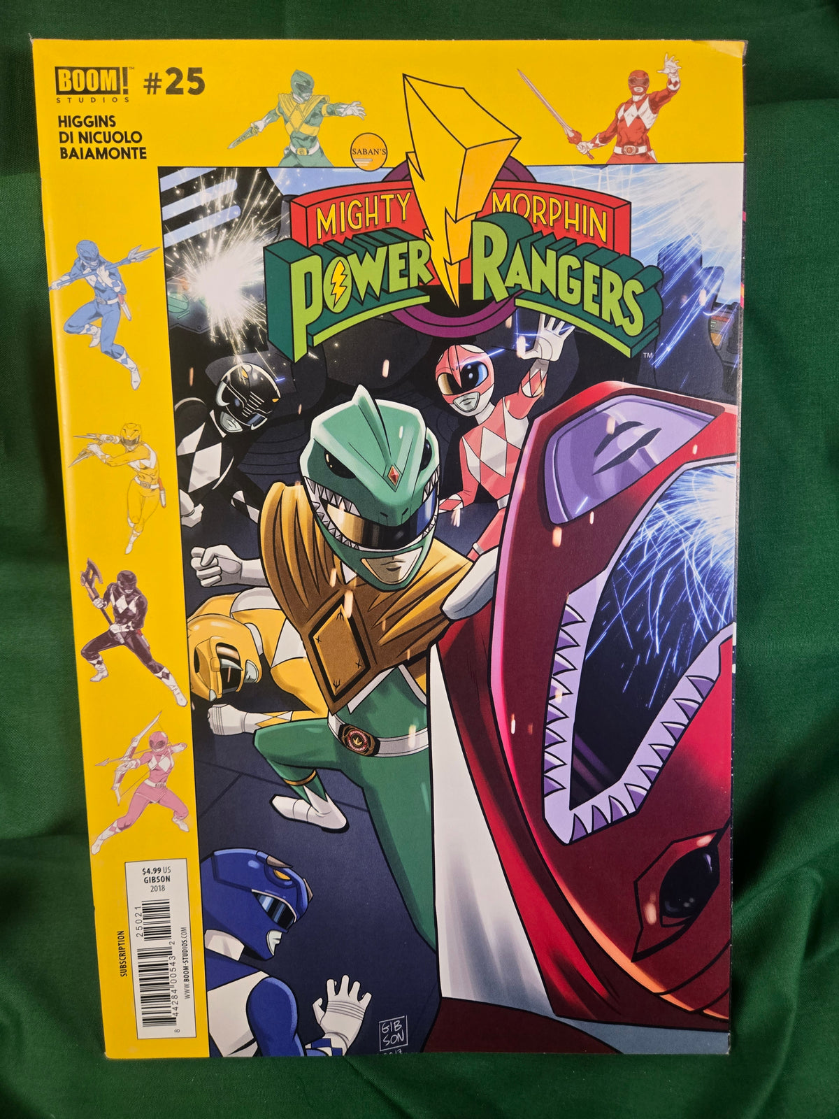 Mighty Morphin Power Rangers #25 Comic - Gibson Subscription Variant
