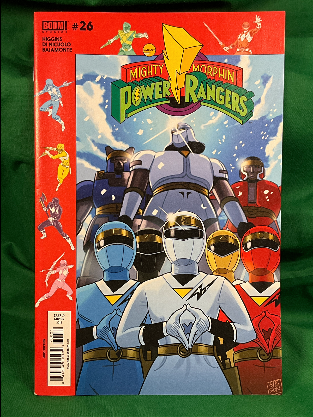 Mighty Morphin Power Rangers #26 Comic - Gibson Subscription Variant